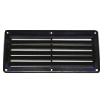 Lüfterrost 261x125mm schwarz