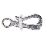 Pelikanhaken mit Auge 100mm