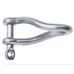 Schäkel gedreht lang 8mm(10st)