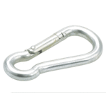 Karabinerhaken mit Knick 160mm