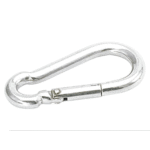 Karabinerhaken mit Knick 60mm(10st)