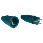 Gummi-Schuko-Stecker 230V