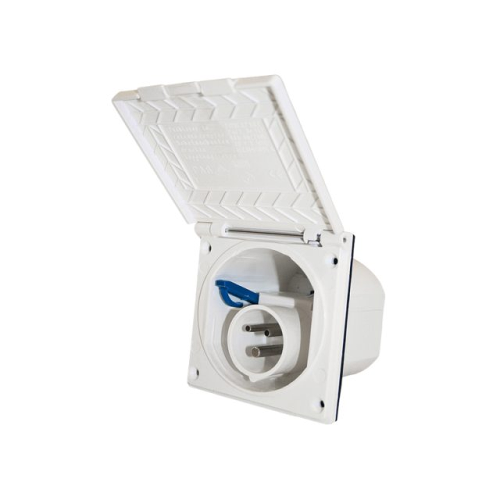 lhtc3445_87b0-post62091 Einbausteckdose CEE elfenbein – Bild 1