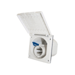 Einbausteckdose CEE weiß