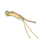 Bootsmannspfeife m Messingkette