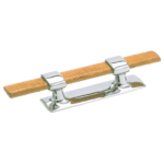 Stockpoller Messing verchr 220mm