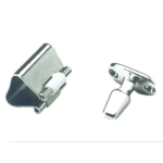 Türfeststeller Messing verchr 25mm