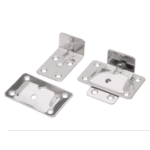 Tafelscharnierhalter Edelstahl (Set)