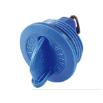 Delrindeckel Water blau