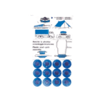 Rundkauschen blau (12St prKarte)(6st)