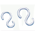 S-Haken rostfrei 6mm(10st)