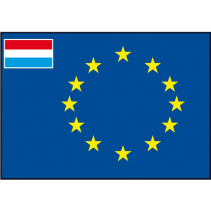 Flagge SB Europarat/NL 20x30cm