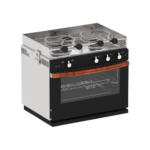 Eno-Einbau-Gasbackofen Allure mit Kocher und Grill / 3-flammig / 30mbar