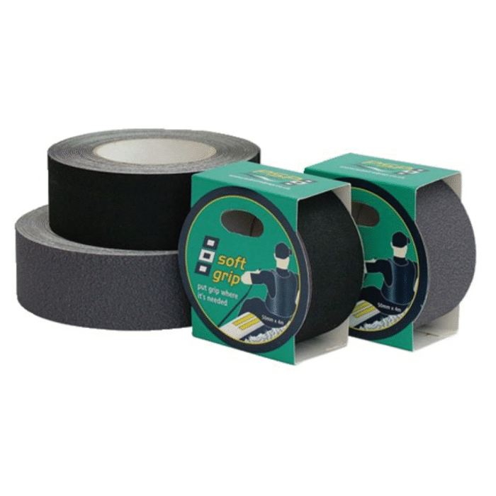 Soft Grip Rubber Tape 50mm 4m grau – Bild 1