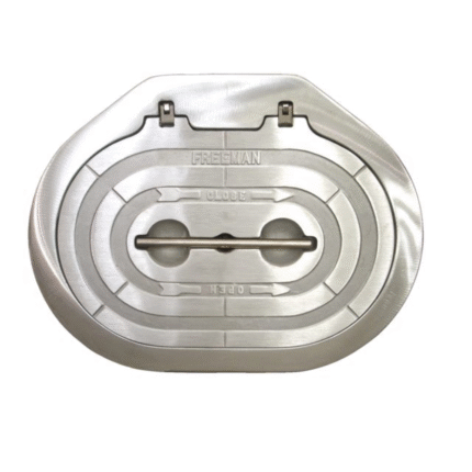 2464-0003 FREEMAN Luke mit Scharnier quadratisch 24 Knife-Dichtung