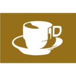 Flagge SB Kaffee 30x45cm