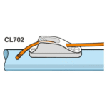 Clamcleat CL702AN Baum Alu 3-6mm – Bild 2