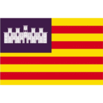 Flagge SB Balearen 30x45cm