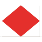 Flagge SB Signal F 30x36cm