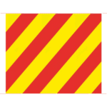 Flagge SB Signal Y 30x36cm