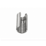 Glomex Edelstahl-Adapter auf Antennenfuß 1-14UNF-Gewinde