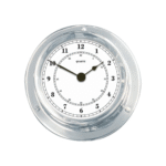 Uhr 84x110mm verchromt