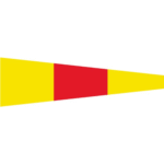 Flagge SB Signal 0 30x36cm