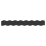 Liros Lirolen, PP-Multifil 3-schäftig gedreht 28mm schwarz(100m)