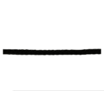 Flaggenleine schwarz 8mm 10m