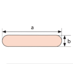 Segellatten Kunststoff 2mx9mm(5st)