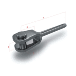 OS Gabelterminal 4mm