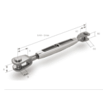 OS Wantenspanner Gab/Gab 3/4 10mm