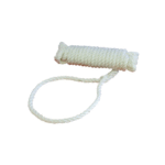 Festmacher PP 3-fach geschlagen mit Augspleiß+Takling weiß 16mm 12m