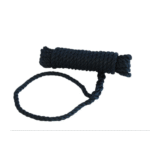 Festmacher PP 3-fach geschlagen mit Augspleiß+Takling navy 14mm 10m