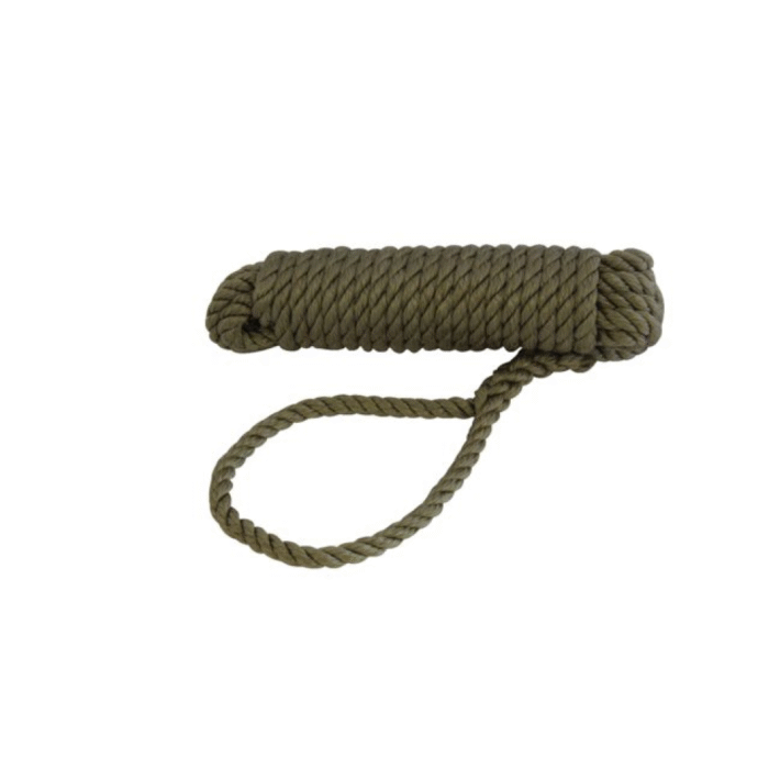 Festmacher PP 3-fach geschlagen mit Augspleiß+Takling manila 12mm 12m – Bild 1