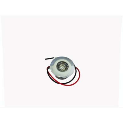 Minispot Edelstahl LED Wit