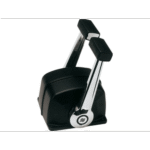 B74 Einhandhebel Dpl schw/verchr