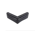 Stegfender Winkel 25+25x7x10cm schwarz