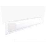 Stegfender gerade 50x7x10cm weiß