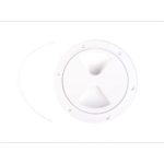 Inspektionsdeckel 152mm weiß