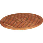Teak-Tischplatte Circle Ø65cm