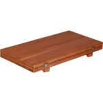 Teak-Tischplatte Wing 33/66x65cm