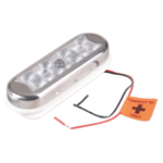 Bimini-Lampe flache Montage 12/24V mit Schalter