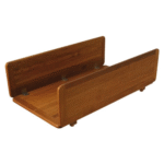 Teak-Tischplatte Wing 33/66x65cm – Bild 3