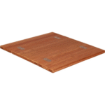 Teak-Tischplatte Wing 33/66x65cm – Bild 2