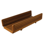 Teak-Tischplatte 68x80cm – Bild 3