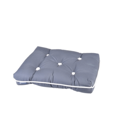 Kapokkissen doppel dunkelgrau