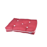 Kapokkissen burgundrot