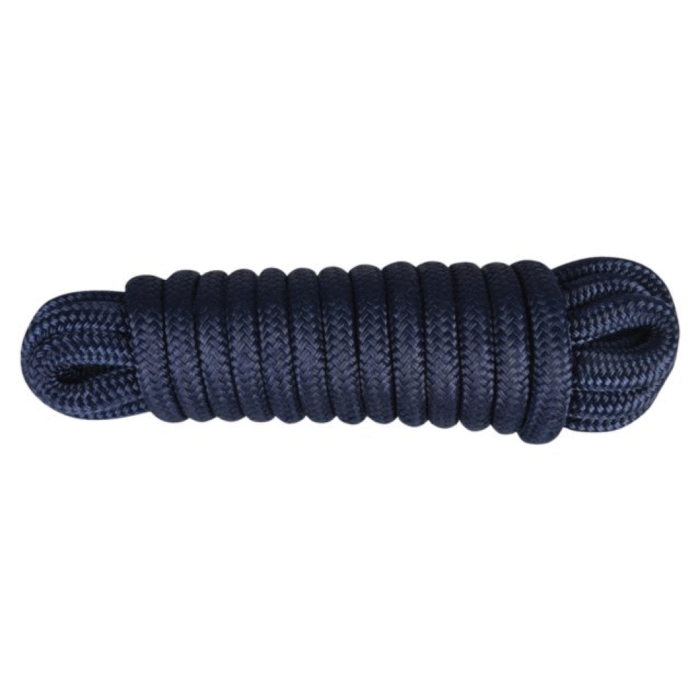 Festmacher PES geflochten mit Augspleiß+Takling navy 14mm 10m – Bild 1