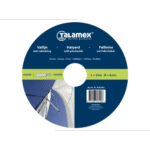 Fall PES geflochten mit Fallschäkel weiß/schwarz 12mmx36m